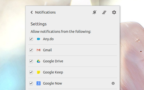see which app chrome notification is for on mac